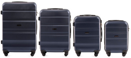 AT01, Luggage 4 sets (L,M,S,XS) Wings, Dark blue
