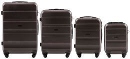 AT01, Luggage 4 sets (L,M,S,XS) Wings, Dark grey