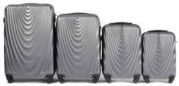 304, Luggage 4 sets (L,M,S,XS) Wings, Silver