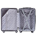 PP05, Middle size suitcase Wings M, Black - Polipropyelene