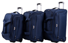 C1109, A set of 3 travel bags Wings, Blue