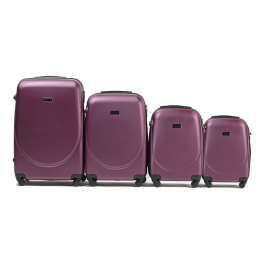 311, Luggage 4 sets (L,M,S,XS) Wings, Burgundy