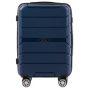 PP05, Cabin suitcase Wings S, Blue - Polipropylene