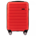 DQ181-03, travel suitcase Wings S, Red- Polypropylene