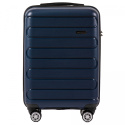 DQ181-03, walizka podróżna Wings S, Blue- POLIPROPYLEN