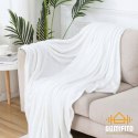 Blanket Couch cover Bed SOFT fleece 160x200