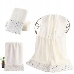 SET OF WHITE TOWELS 2 pcs. Thick Soft