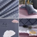 Bed linen on a pillow, duvet, sheet 200x230