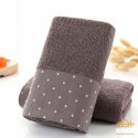 A SET OF TWO TOWELS Various Sizes BROWN