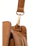 NOBO Briefcase with long handles crocodile motif (Camel)