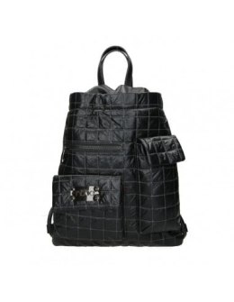 NOBO Quilted bag-shaped backpack (Black)
