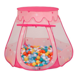 TENT for children GARDEN and HOUSE dry pool for balls PINK