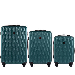 TD190-3 KPL, Luggage 3 sets (L,M,S) Wings, BOOTLE GREEN