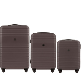 5398-3, Luggage 3 sets (L,M,S) Wings, Coffee