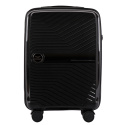 100% POLYPROPYLENE / DQ181-04, Wings S Cabin Suitcase, Black