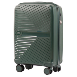 100% POLYPROPYLENE / DQ181-04, Чемодан Wings S Cabin Suitcase, Черновато-зеленый
