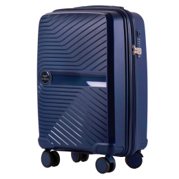 100% POLYPROPYLENE / DQ181-04, Wings S Cabin Suitcase, Navy Blue