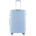 DQ181-05, travel suitcase Wings L, Light Blue - Polypropylene
