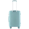 DQ181-05, travel suitcase Wings M, Macaron Blue - Polypropylene