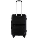 100% POLYPROPYLENE / DQ181-04, Wings M Medium Suitcase, Black