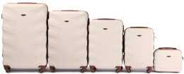 402, Luggage 5 sets (L,M,S,XS,BC) Wings, Dirty white