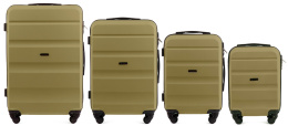 AT01, Комплект чемоданов 4 шт. (L,M,S,XS) Wings, Чай зеленый