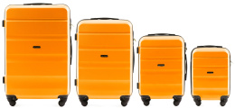 AT01, Комплект чемоданов 4 шт. (L,M,S,XS) Wings, Темно-желтый