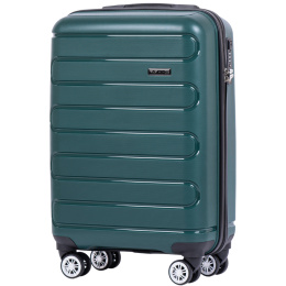 DQ181-03, walizka podróżna Wings S, Blackish Green - POLIPROPYLEN