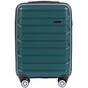DQ181-03, дорожный чемодан Wings S, Черновато-зеленый - полипропилен