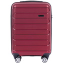 DQ181-03, walizka podróżna Wings S, Burgundy POLIPROPYLEN