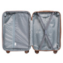 SWL02 KPL, Комплект из 3 чемоданов Wings (L,M,S), коричневый
