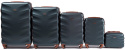 402, Luggage 5 sets (L,M,S,XS,BC) Wings, Dark green