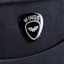 6802(2), Sets of 3 suitcases Wings 2 wheels L,M,S, Black