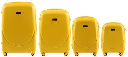 K310, Комплект чемоданов 4 шт. (L,M,S,XS) Wings, Желтый