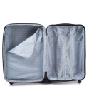 2011, Комплект чемоданов 3 шт. (L,M,S) Wings, Серебристо-синий